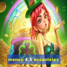 menos 4.5 escanteios