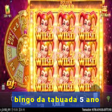 bingo da tabuada 5 ano