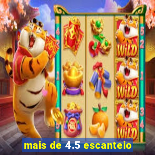 mais de 4.5 escanteio