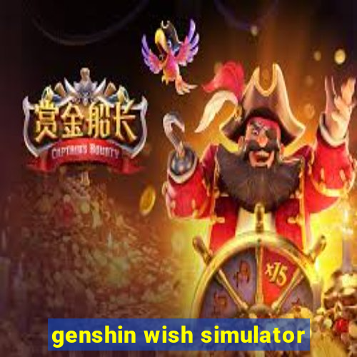 genshin wish simulator