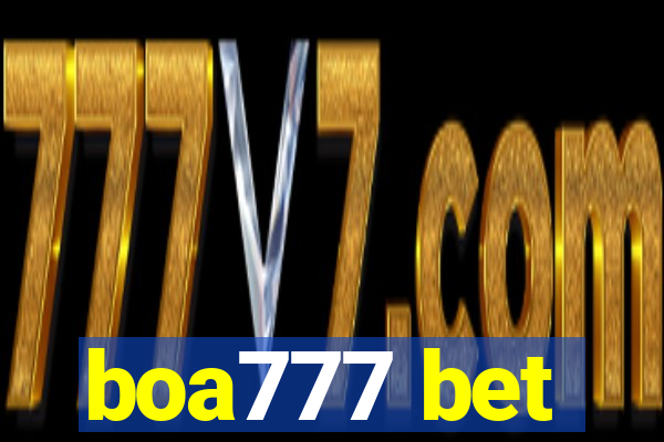 boa777 bet