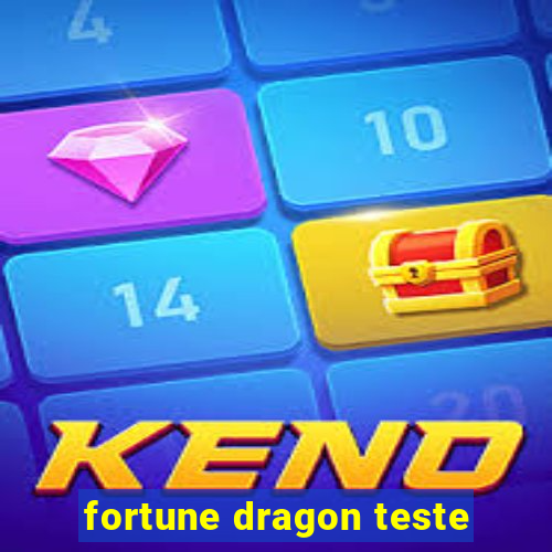 fortune dragon teste