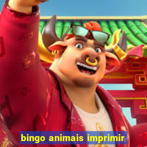 bingo animais imprimir