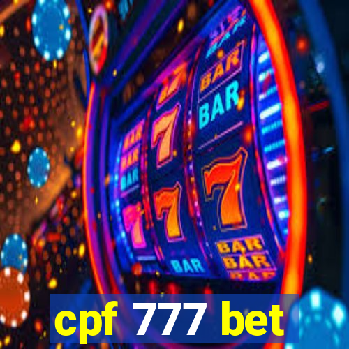 cpf 777 bet