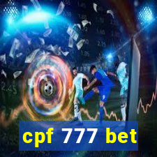 cpf 777 bet