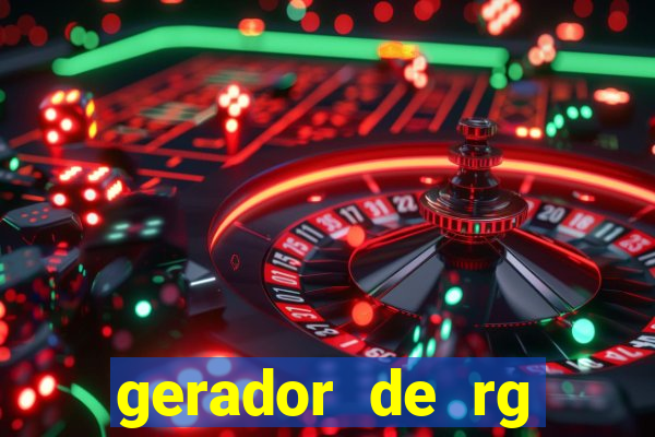 gerador de rg frente e verso