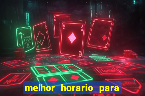 melhor horario para jogar fortune rabbit