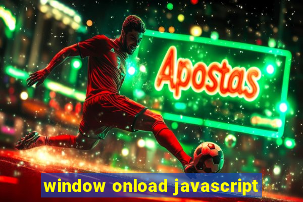 window onload javascript