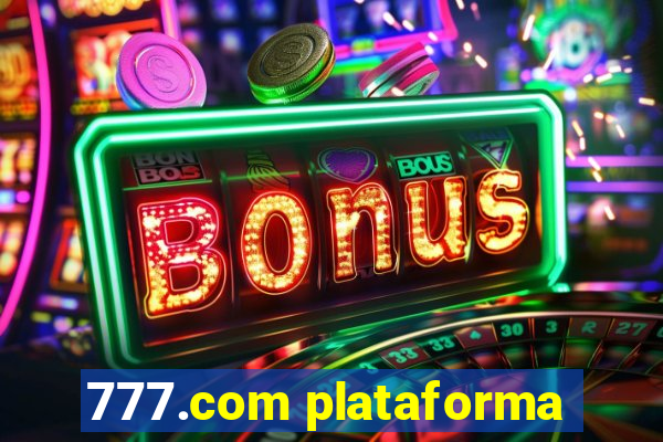 777.com plataforma