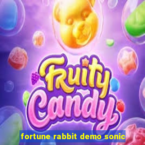 fortune rabbit demo sonic