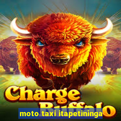 moto taxi itapetininga