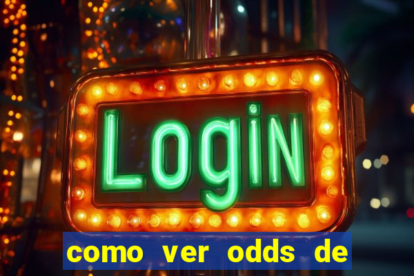 como ver odds de jogos passados