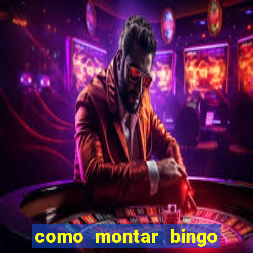 como montar bingo brinquedos toia