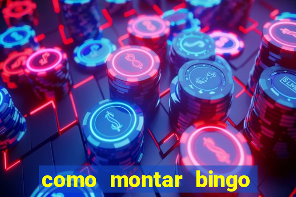 como montar bingo brinquedos toia