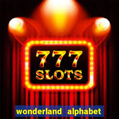 wonderland alphabet comic studio