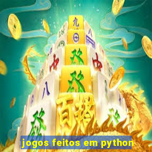 jogos feitos em python