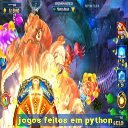 jogos feitos em python