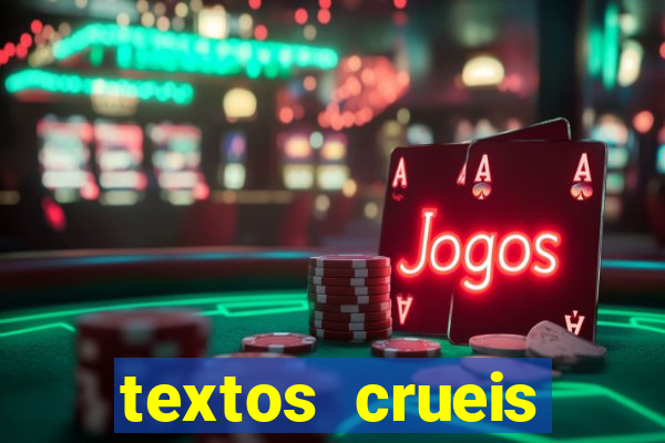 textos crueis demais pdf