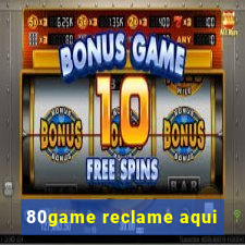 80game reclame aqui