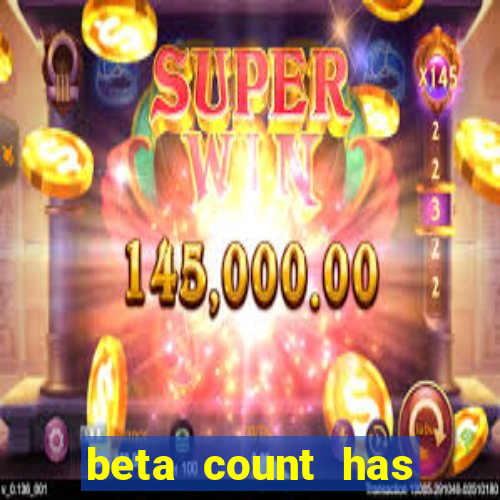 beta count has changed pt br