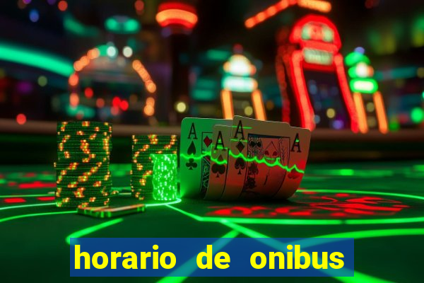 horario de onibus santos dumont x juiz de fora