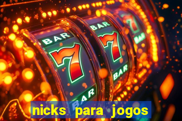 nicks para jogos de tiro