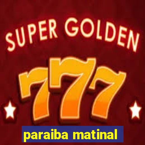 paraiba matinal