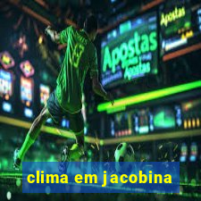 clima em jacobina