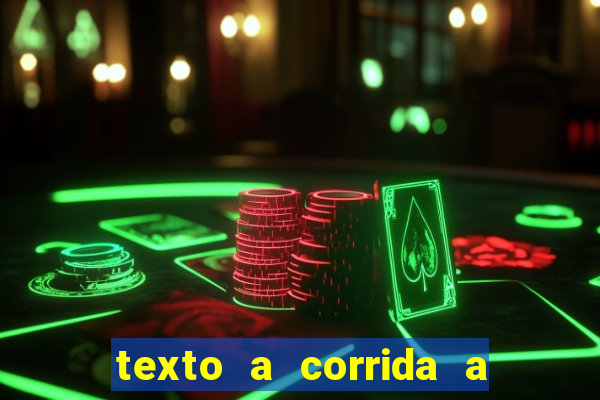 texto a corrida a lagarta lili