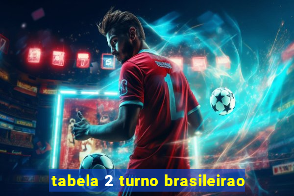 tabela 2 turno brasileirao