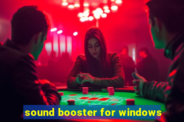 sound booster for windows