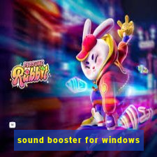 sound booster for windows