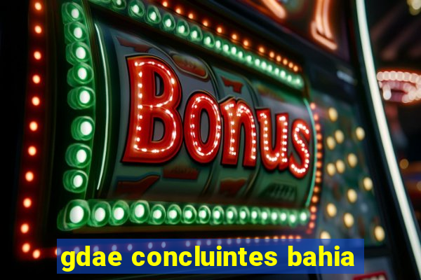 gdae concluintes bahia