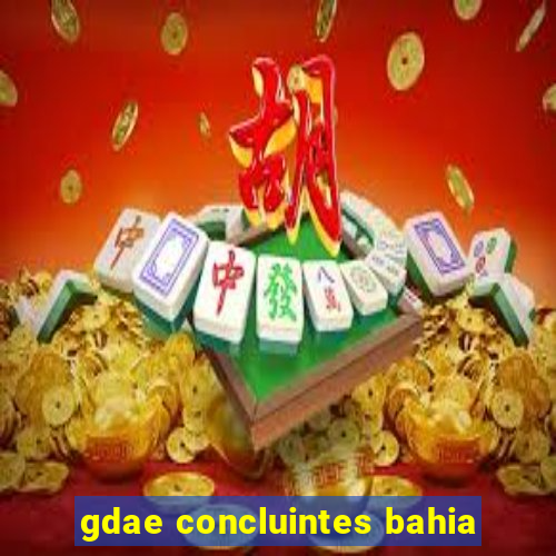 gdae concluintes bahia