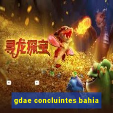 gdae concluintes bahia