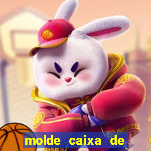 molde caixa de baralho png