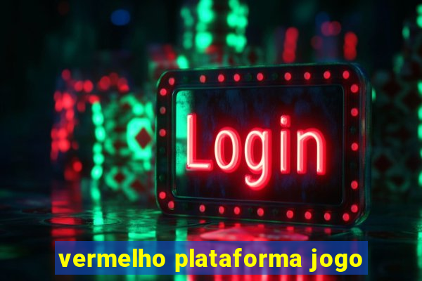 vermelho plataforma jogo