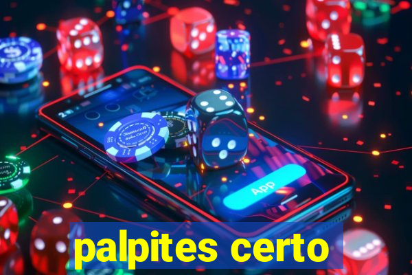 palpites certo