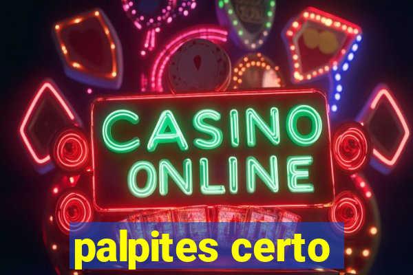 palpites certo