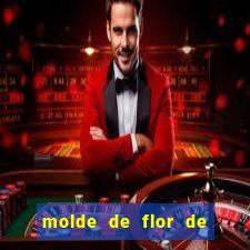 molde de flor de eva grande para imprimir