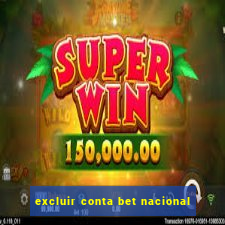 excluir conta bet nacional