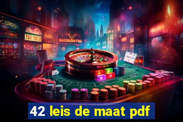 42 leis de maat pdf