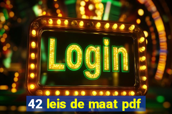 42 leis de maat pdf