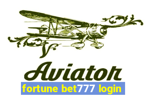 fortune bet777 login