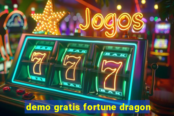 demo gratis fortune dragon