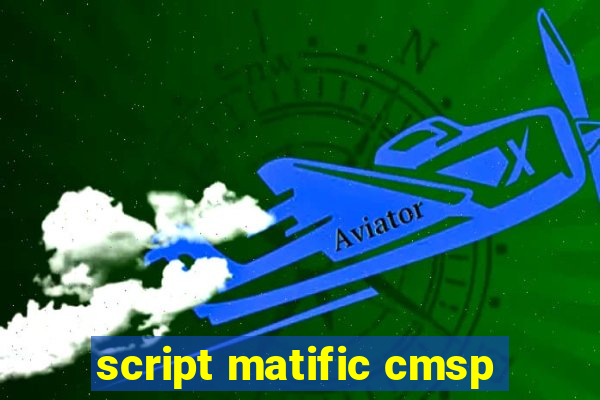 script matific cmsp