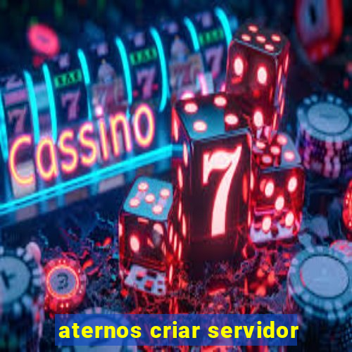 aternos criar servidor