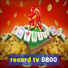 record tv 0800