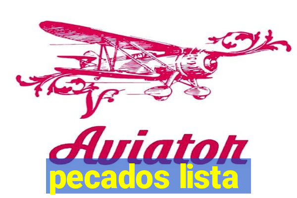 pecados lista