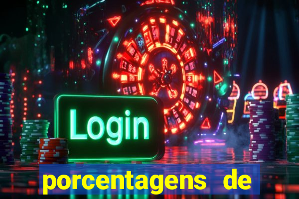 porcentagens de jogos pagantes